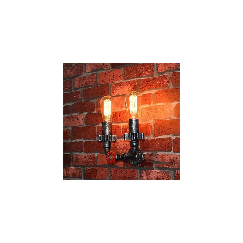 2 Heads Vintage Industrial Metal Wall Lights Restaurant Cafe Bar Decoration lighting