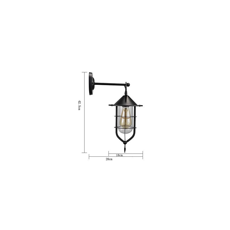 European style wall lamp balcony aisle outdoor lamp retro industrial wind bar courtyard stairs bedroom wall