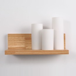 Wood Sconces 3 Lights Country