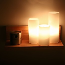 Wood Sconces 3 Lights Country