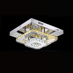Crystal Ceiling Lamps Flush Mount Clear or Amber K9 for Indoor CE