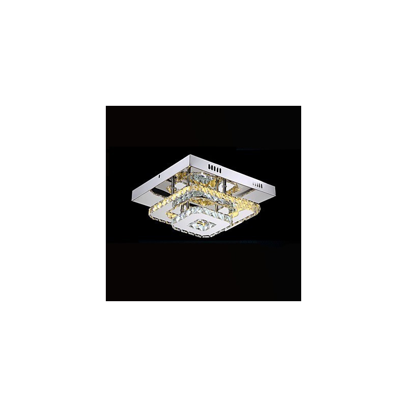 Crystal Ceiling Lamps Flush Mount Clear or Amber K9 for Indoor CE
