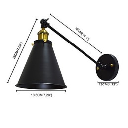 Buzz Paint Single Wall Iron Wall Lamp Dumb Black Lightsaber Lamp On Wall