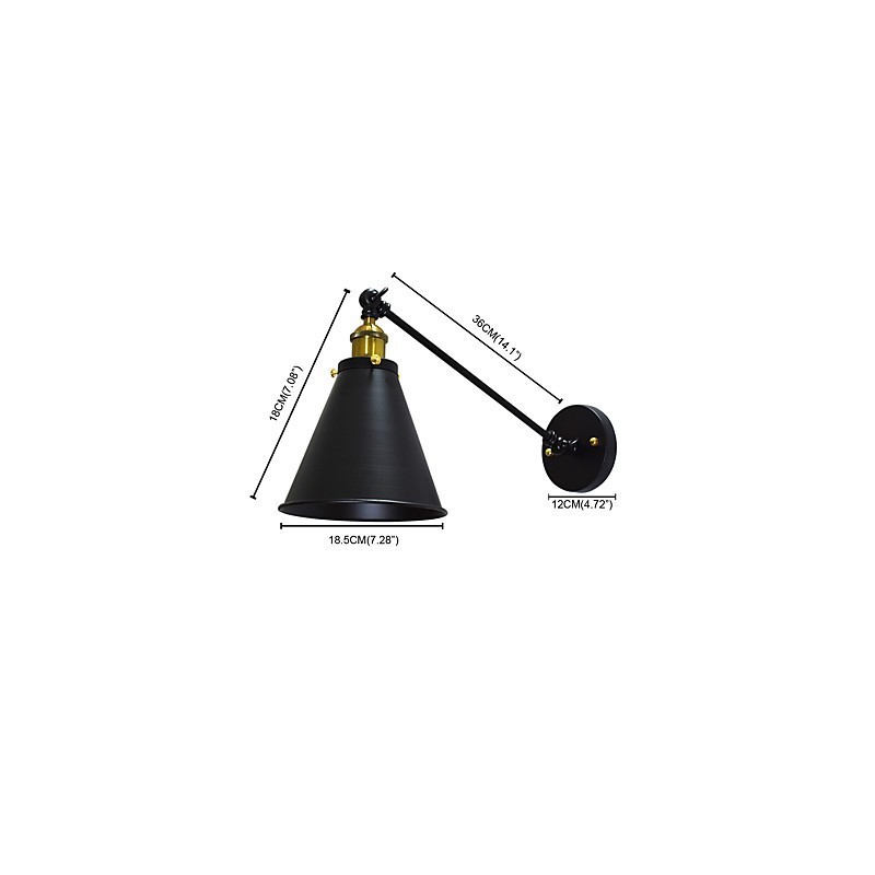 Buzz Paint Single Wall Iron Wall Lamp Dumb Black Lightsaber Lamp On Wall