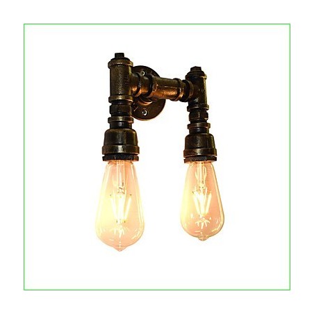 Rustic Lodge Traditional Classic Antique Brass Feature for Ambient Light Wall Sconces Wall Light