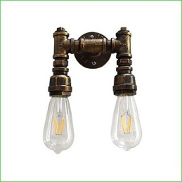 Rustic Lodge Traditional Classic Antique Brass Feature for Ambient Light Wall Sconces Wall Light