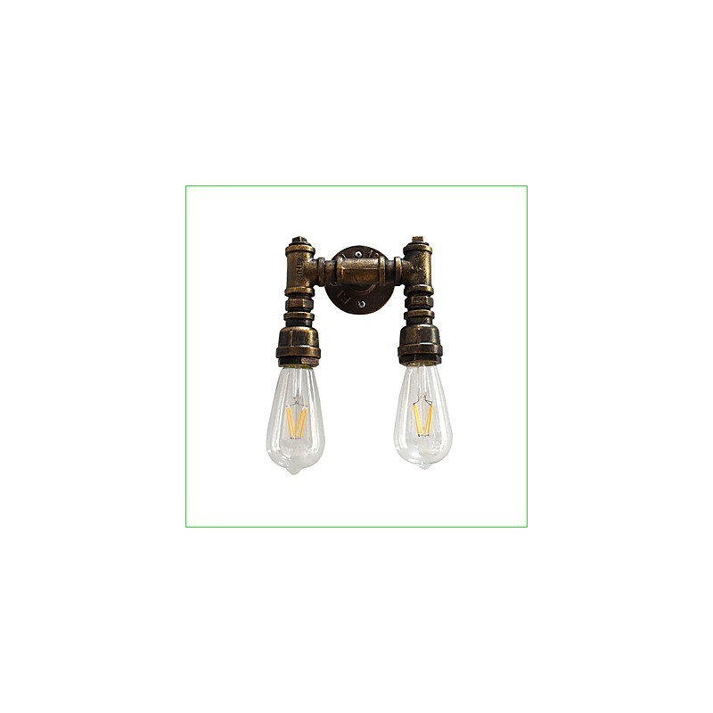 Rustic Lodge Traditional Classic Antique Brass Feature for Ambient Light Wall Sconces Wall Light
