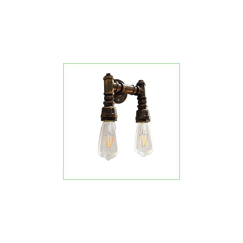 Rustic Lodge Traditional Classic Antique Brass Feature for Ambient Light Wall Sconces Wall Light