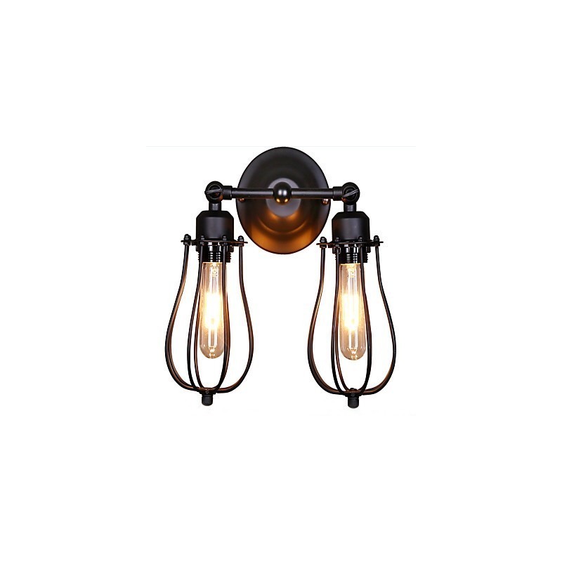 Traditional Classic Rustic Lodge Country Painting Feature for Swing Arm Ambient Light Wall Sconces Wall Light