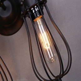 Traditional Classic Rustic Lodge Country Painting Feature for Swing Arm Ambient Light Wall Sconces Wall Light