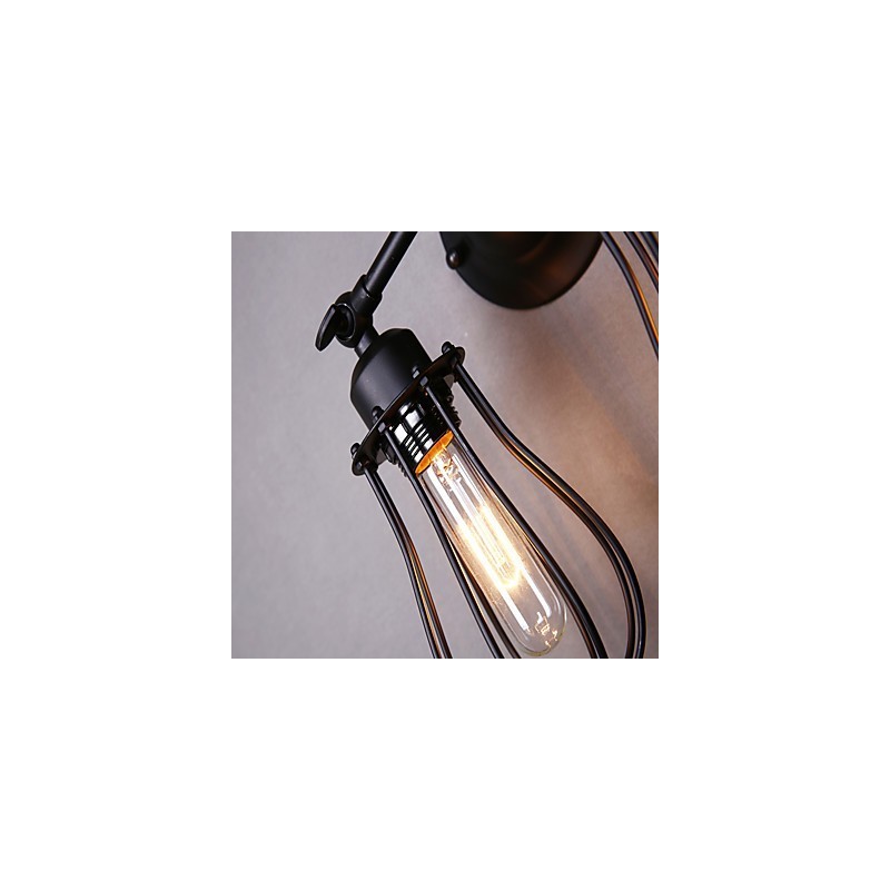 Traditional Classic Rustic Lodge Country Painting Feature for Swing Arm Ambient Light Wall Sconces Wall Light