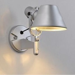 Modern Contemporary Silver Feature for Eye Protection Ambient Light Wall Sconces Wall Light
