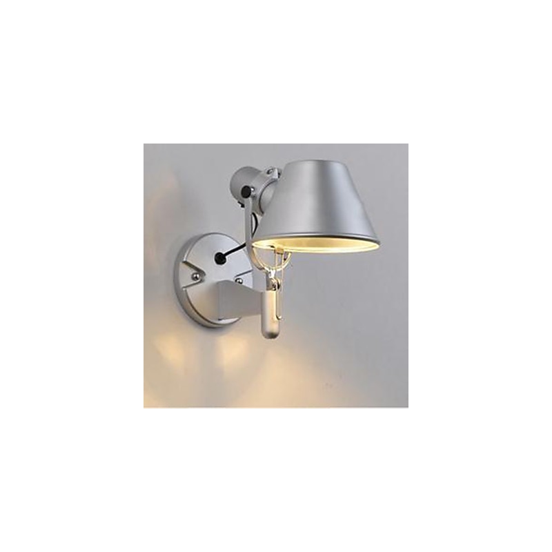 Modern Contemporary Silver Feature for Eye Protection Ambient Light Wall Sconces Wall Light