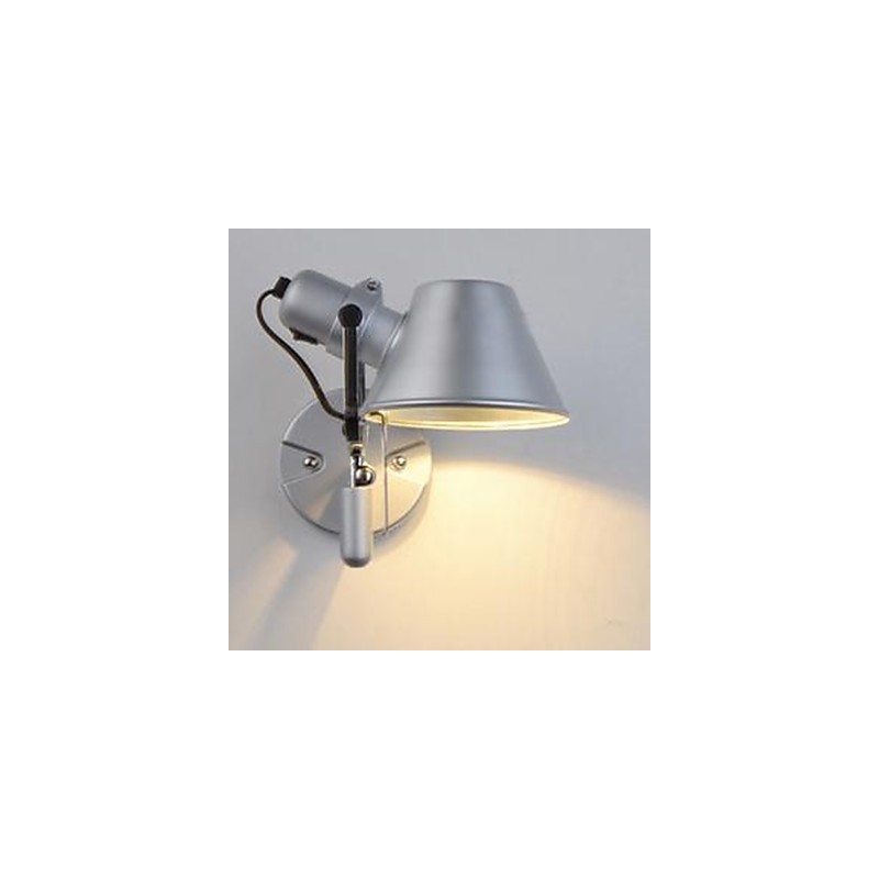Modern Contemporary Silver Feature for Eye Protection Ambient Light Wall Sconces Wall Light