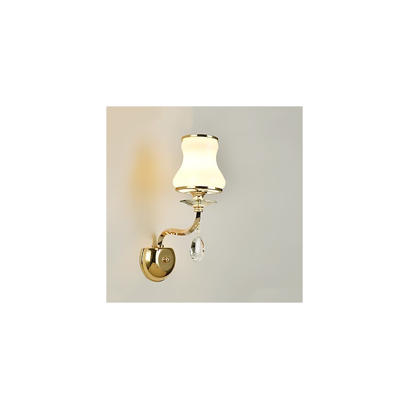 Modern Contemporary Electroplated Feature for Crystal Ambient Light Wall Sconces Wall Light