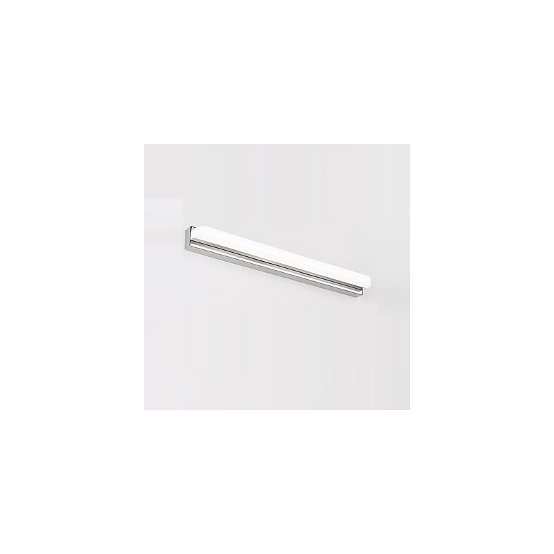 Integrated Modern Contemporary Chrome Feature for Ambient Light Bathroom Lighting Wall Light