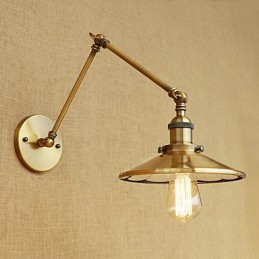 Rustic Lodge Country Retro Electroplated Feature for Mini Style Swing Arm Ambient Light