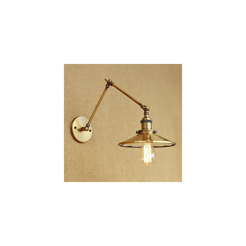 Rustic Lodge Country Retro Electroplated Feature for Mini Style Swing Arm Ambient Light