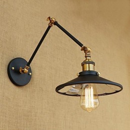 Rustic Lodge Country Retro Electroplated Feature for Mini Style Swing Arm Ambient Light