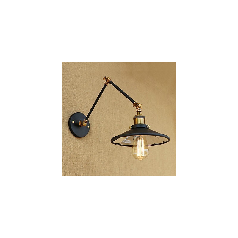 Rustic Lodge Country Retro Electroplated Feature for Mini Style Swing Arm Ambient Light