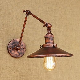 Rustic Lodge Country Retro Electroplated Feature for Mini Style Swing Arm Ambient Light