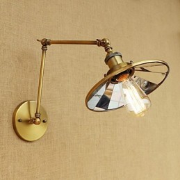 Rustic Lodge Country Retro Electroplated Feature for Mini Style Swing Arm Ambient Light