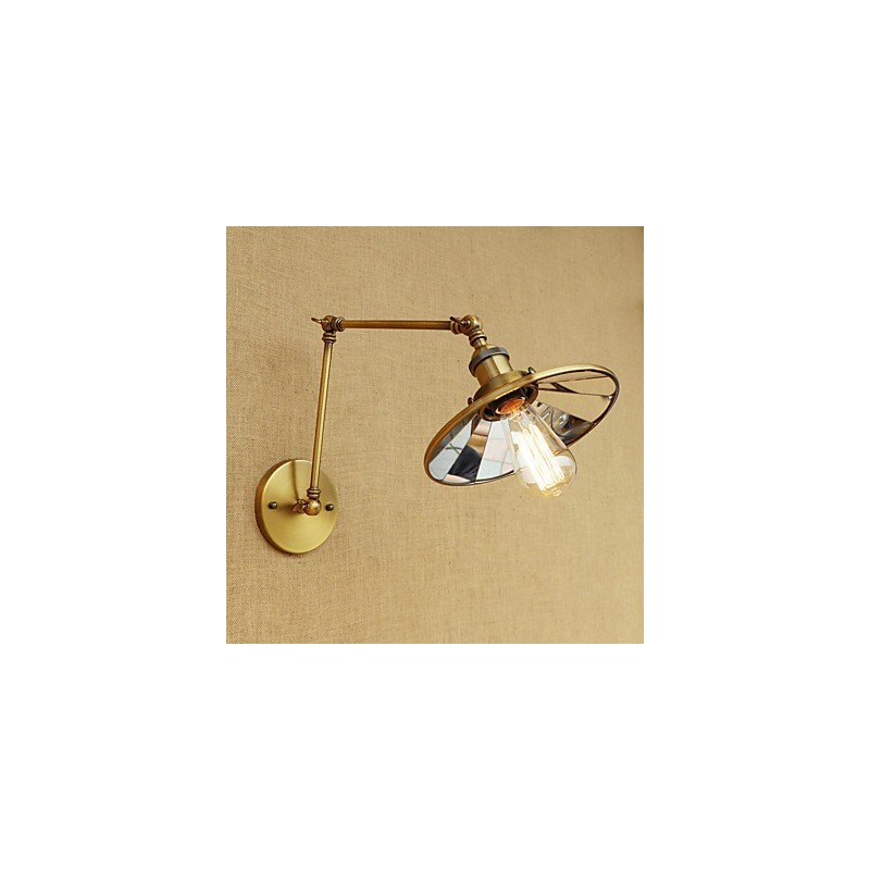 Rustic Lodge Country Retro Electroplated Feature for Mini Style Swing Arm Ambient Light