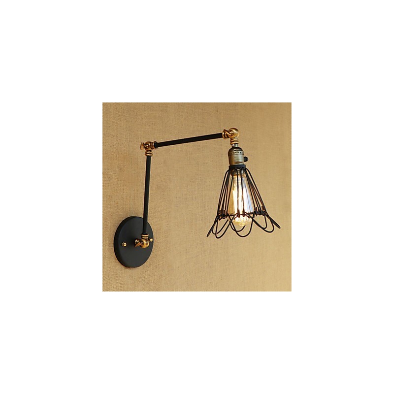 Rustic Lodge Country Retro Painting Feature for Mini Style Swing Arm Ambient Light Swing