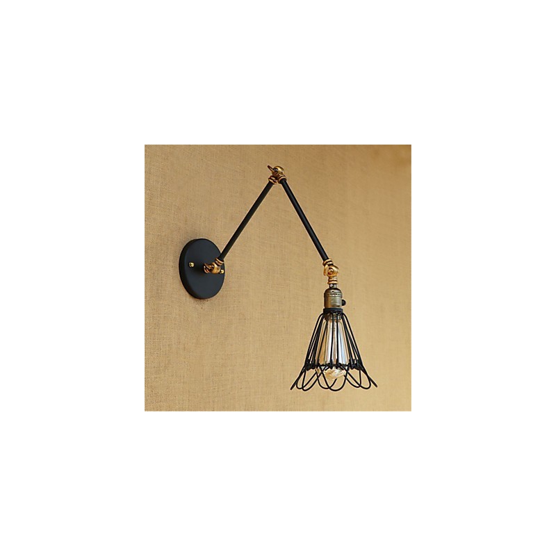 Rustic Lodge Country Retro Painting Feature for Mini Style Swing Arm Ambient Light Swing