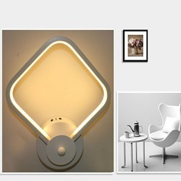 Simple Modern Bedroom Bedside Lamp Wall Lamp Creative Personality Stairways Aluminum Lamp