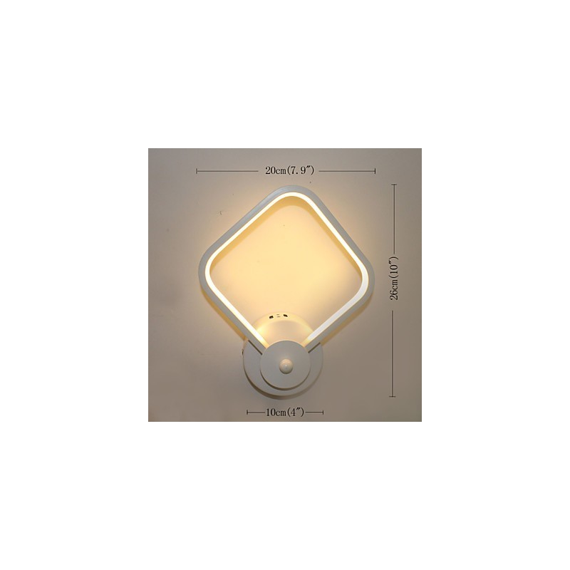 Simple Modern Bedroom Bedside Lamp Wall Lamp Creative Personality Stairways Aluminum Lamp