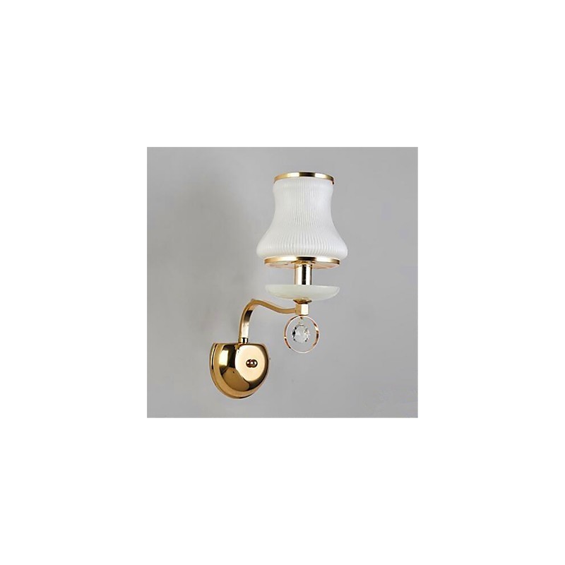 Modern Contemporary Electroplated Feature for Crystal Mini Style Eye Protection Ambient Light Wall Lights