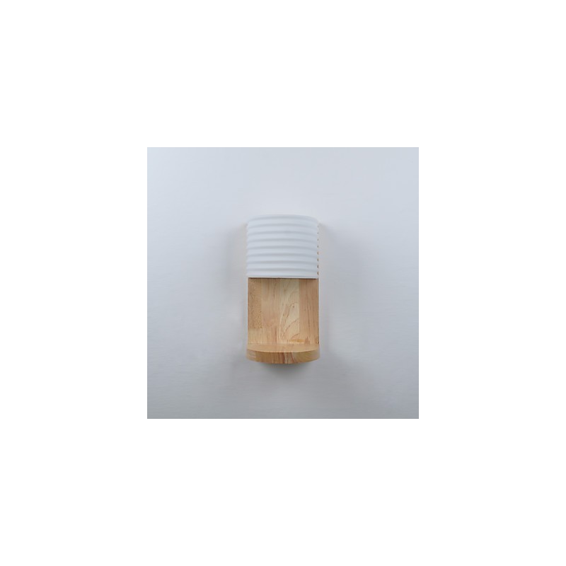 Simple Wall Lamp Bedside Desk Lamp With Glass Shade and Solid Wood for Bedroom Dresser Living Room Baby Room College Dorm Coffee Table Bookcas