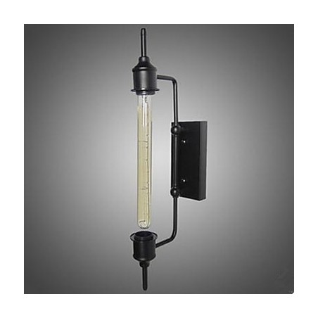 Vintage Industrial Wind Iron Clothing Shop Bar Coffee Shop Edison Flute Wall Lamp