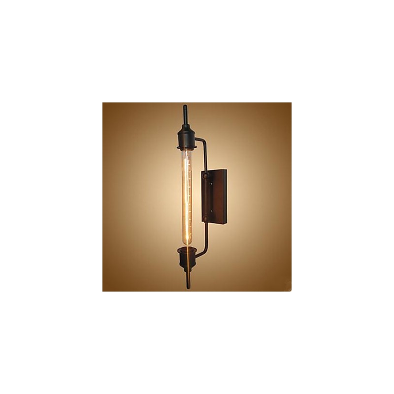 Vintage Industrial Wind Iron Clothing Shop Bar Coffee Shop Edison Flute Wall Lamp