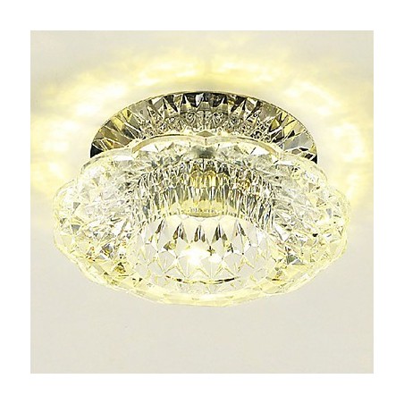 Modern Contemporary Crystal Mini Style Flush Mount