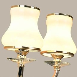 Modern Contemporary Electroplated Feature for Crystal Mini Style Eye Protection Wall Lights