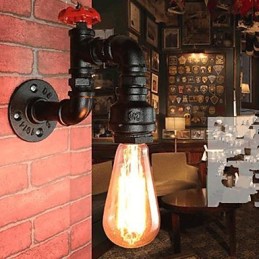 Rustic Lodge Painting Feature for Ambient Light Wall Sconces Wall Light