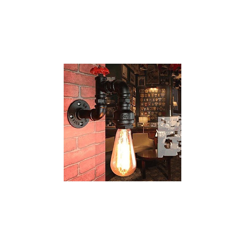 Rustic Lodge Painting Feature for Ambient Light Wall Sconces Wall Light