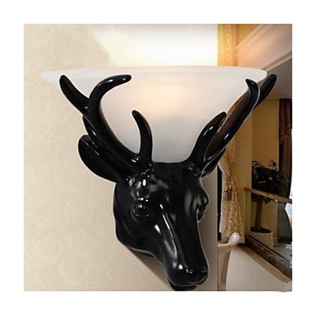 Contemporary And Contracted Deer Head Wall Lamp Fashion Creative Living Room Bedroom Wall Lamp