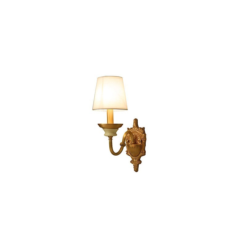 Simple Country Traditional Classic Brass Feature for Mini Style Uplight Wall Sconces Wall Light