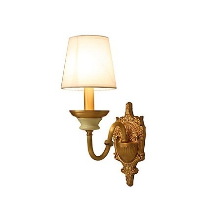 Simple Country Traditional Classic Brass Feature for Mini Style Uplight Wall Sconces Wall Light