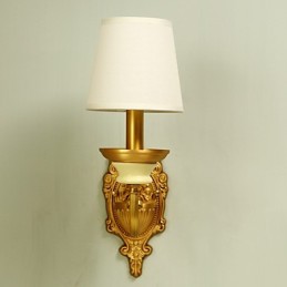 Simple Country Traditional Classic Brass Feature for Mini Style Uplight Wall Sconces Wall Light