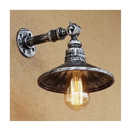 Industrial Style Nordic Water Pipe Wall Lamp Wall Light Silver