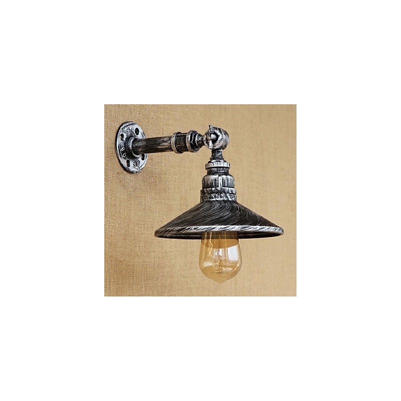 Industrial Style Nordic Water Pipe Wall Lamp Wall Light Silver