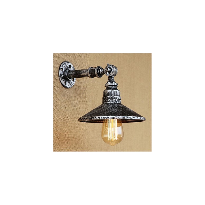 Industrial Style Nordic Water Pipe Wall Lamp Wall Light Silver