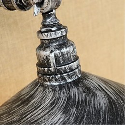 Industrial Style Nordic Water Pipe Wall Lamp Wall Light Silver
