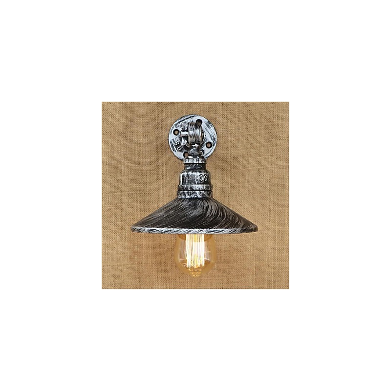 Industrial Style Nordic Water Pipe Wall Lamp Wall Light Silver