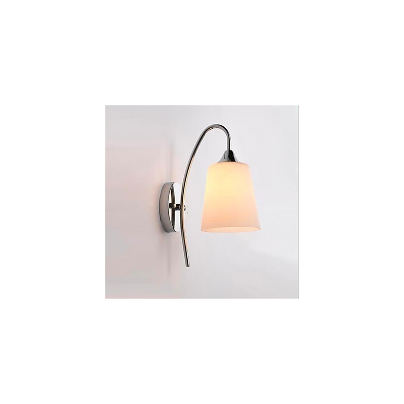 Modern Minimalist Glass Bedside Aisle Hotel Room Wall Lamp