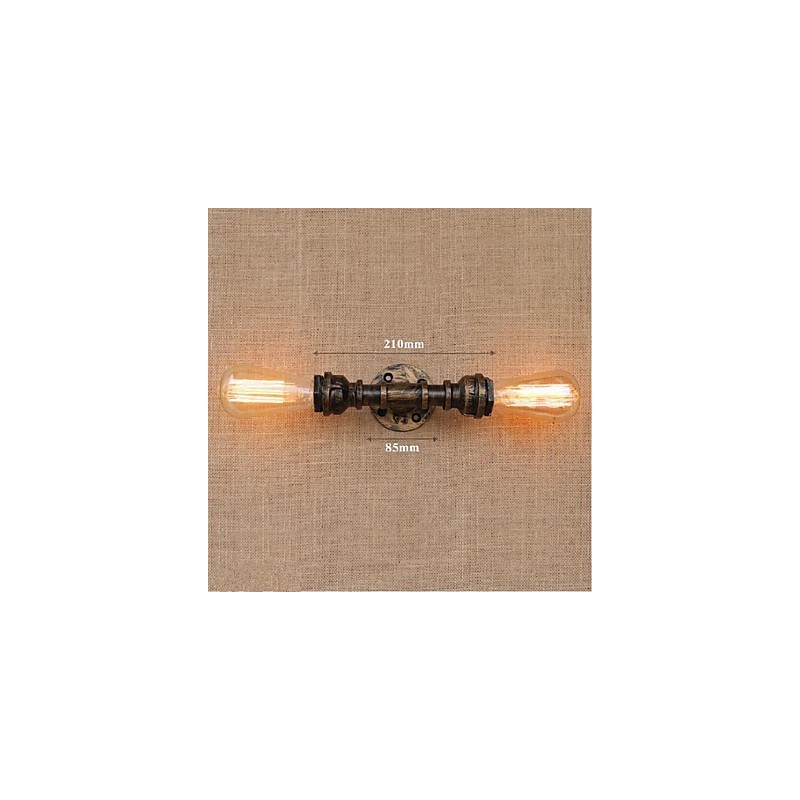 Nostalgia Simple Water Pipe Decorative Small Wall Lamp Wall Light